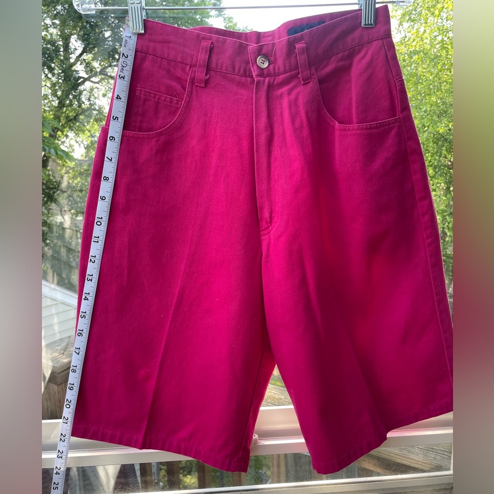 Dark Pink Technics size 8 high wasted shorts